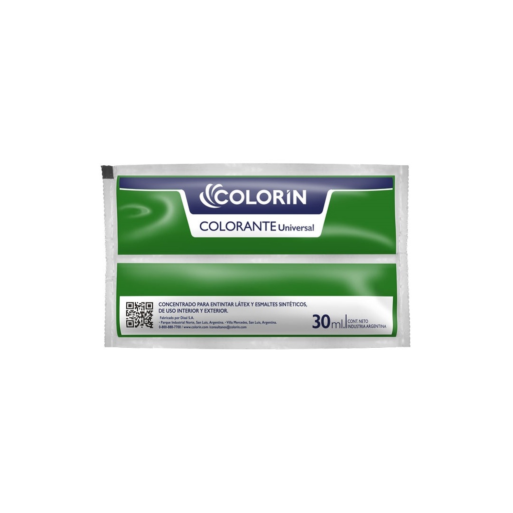 Colorin Colorante Verde Claro  30 ml