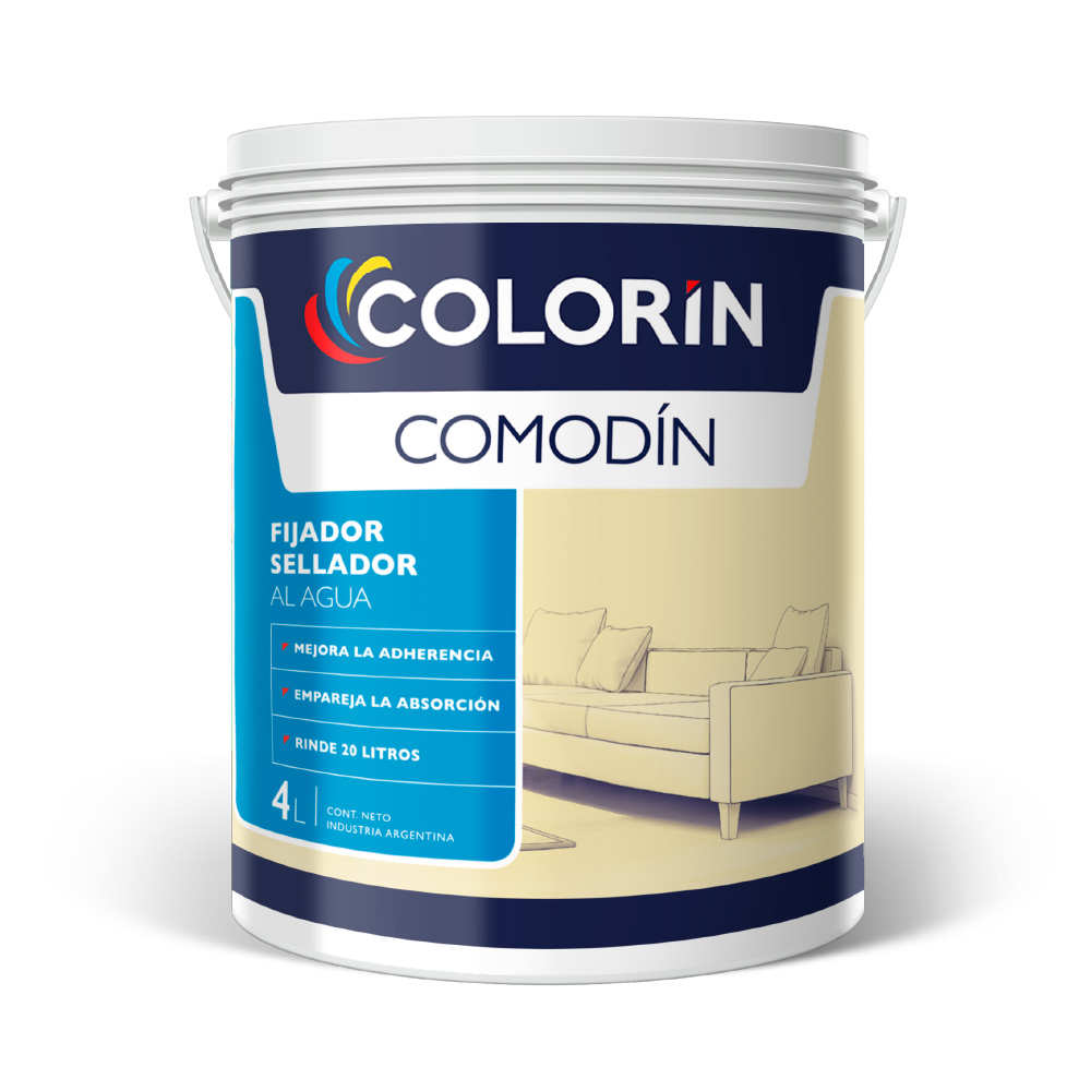 Comodin Fijador Sellador Conc.  4 L