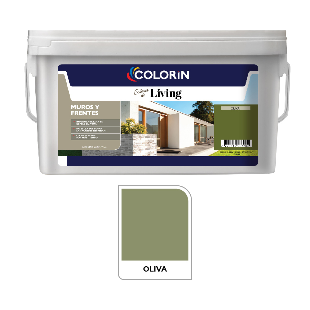 Living Muros y Frentes Oliva  4 L