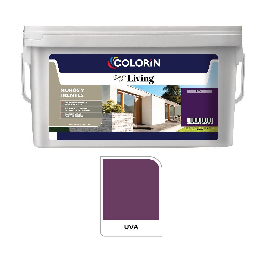 Living Muros y Frentes Uva  4 L