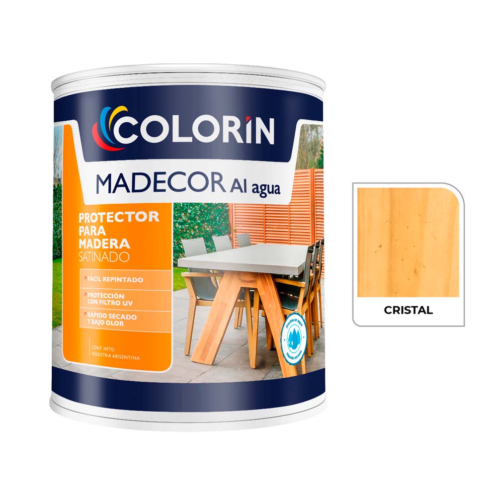 Madecor al Agua Protect Satin Cristal  1 L