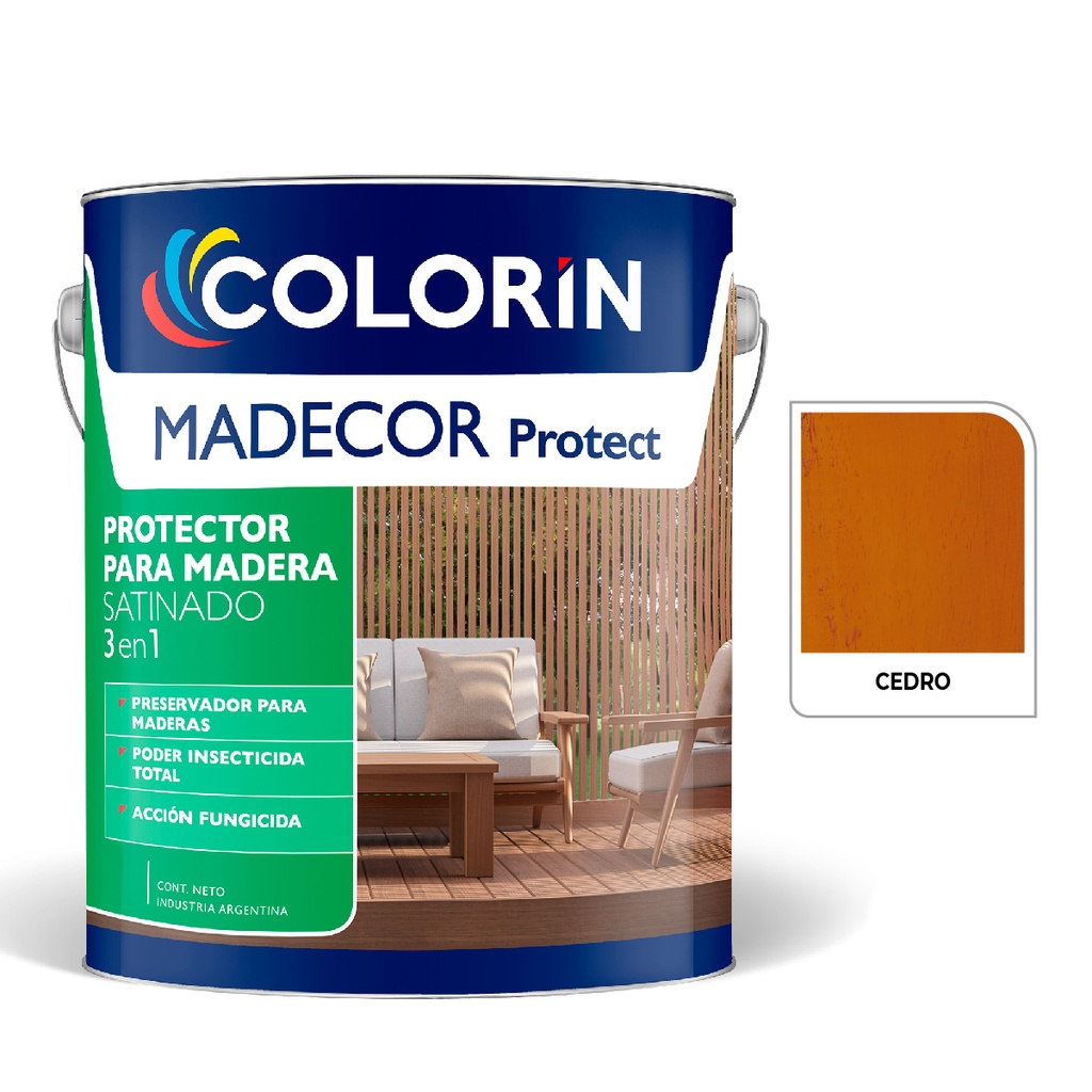 Madecor Protect 3 en 1 Cedro 4 L