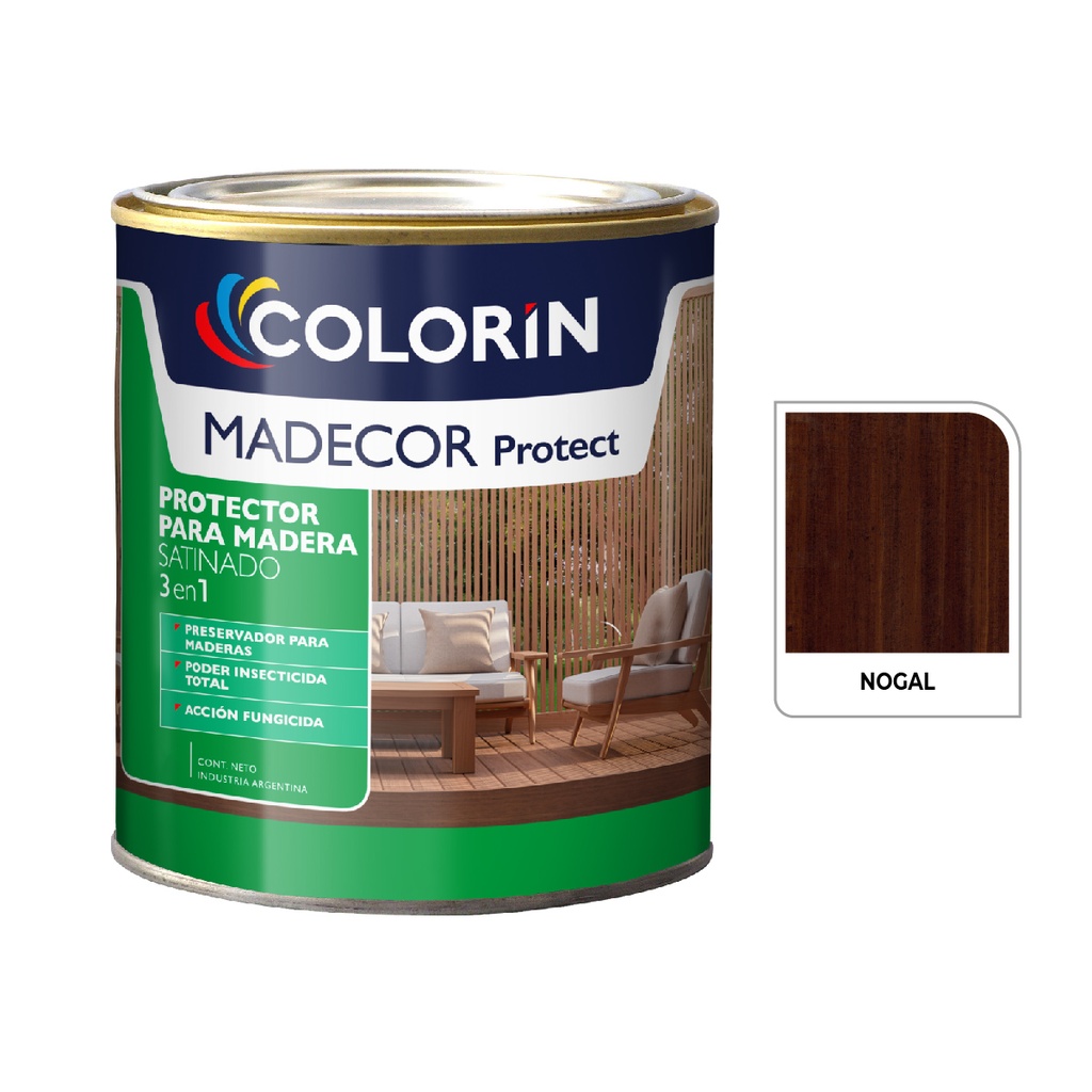 Madecor Protect 3 en 1 Nogal 1 L