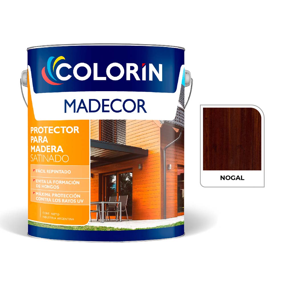 Madecor Protect Satin Nogal  4 L