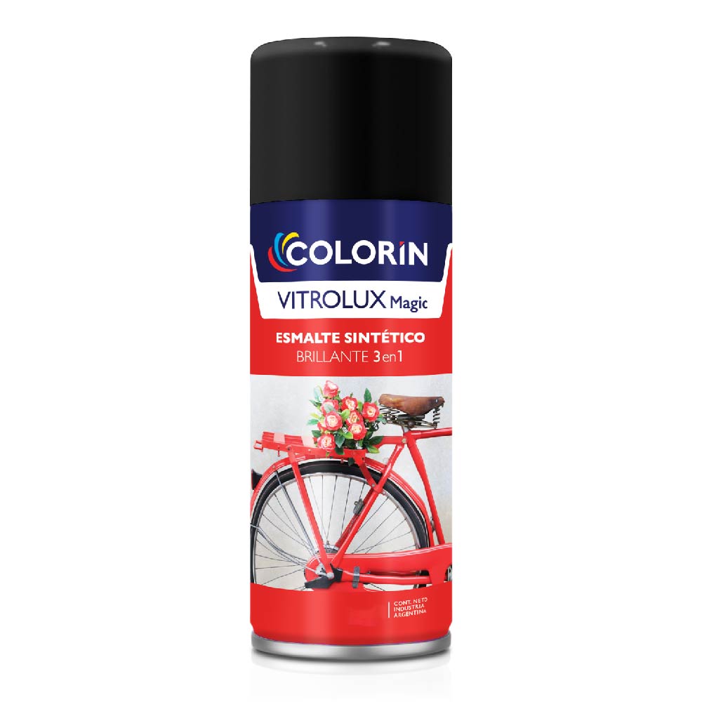 Vitrolux Aerosol Brill Negro 440 ml
