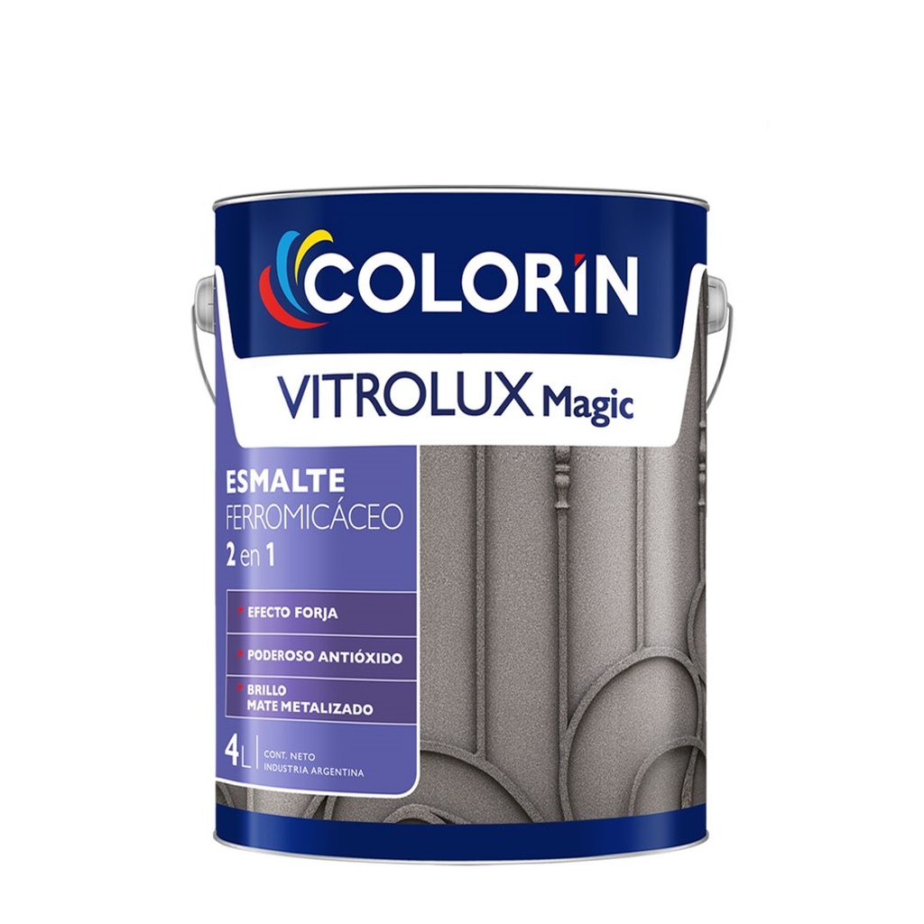 Vitrolux Ferromicaceo 2 en 1 Plata  1 L