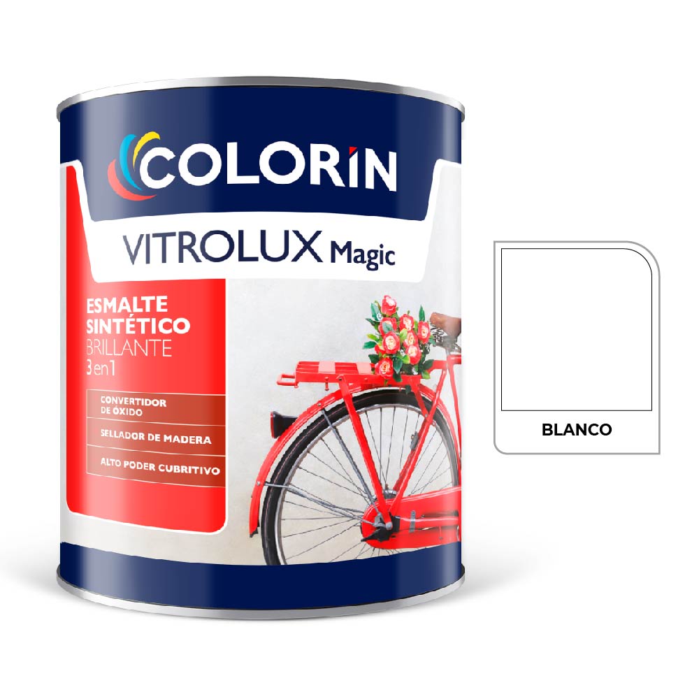 Vitrolux 3 en 1 Brill Blanco  1 L