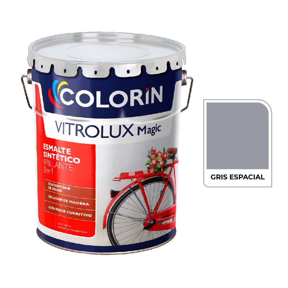 Vitrolux Magic Brill Gris Espacial 20 L