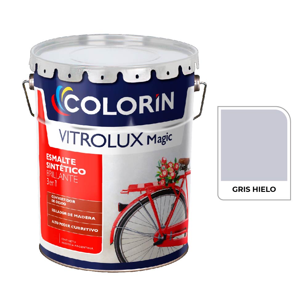 Vitrolux 3 en 1 Brill Gris Hielo 20 L
