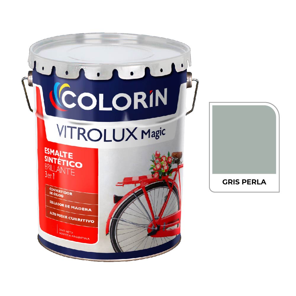 Vitrolux 3 en 1 Brill Gris Perla 20 L