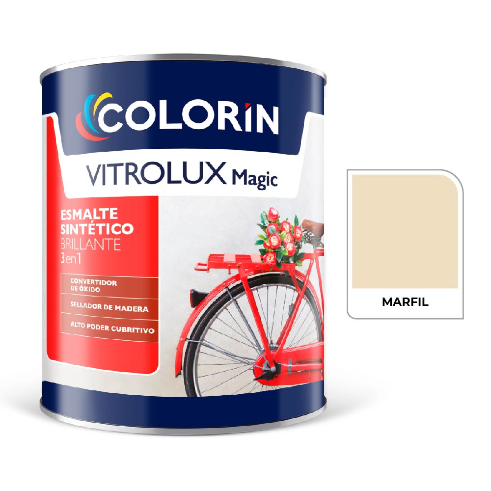 Vitrolux 3 en 1 Brill Marfil  0.5 L