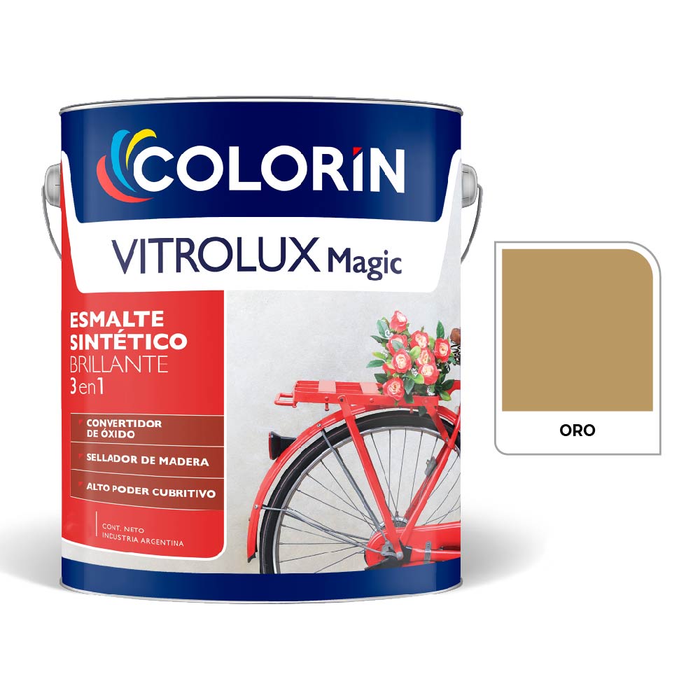 Vitrolux 3 en 1 Brill Oro  4 L