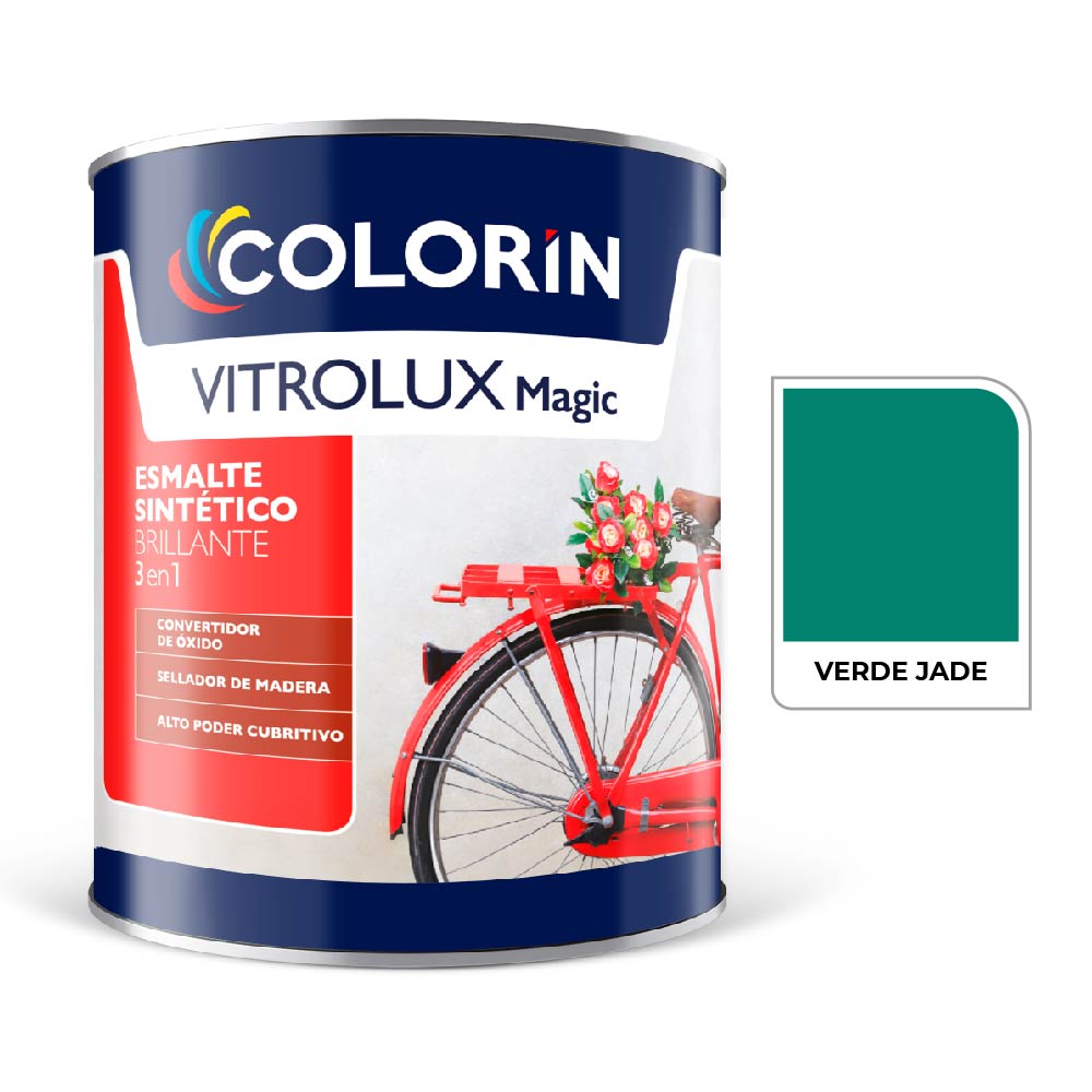 Vitrolux 3 en 1 Brill Verde Jade  1 L