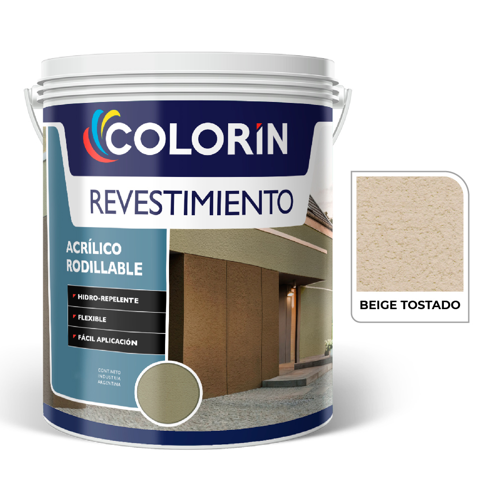 Rev. Acrilico Rodillable Beige Tostado  5 Kg