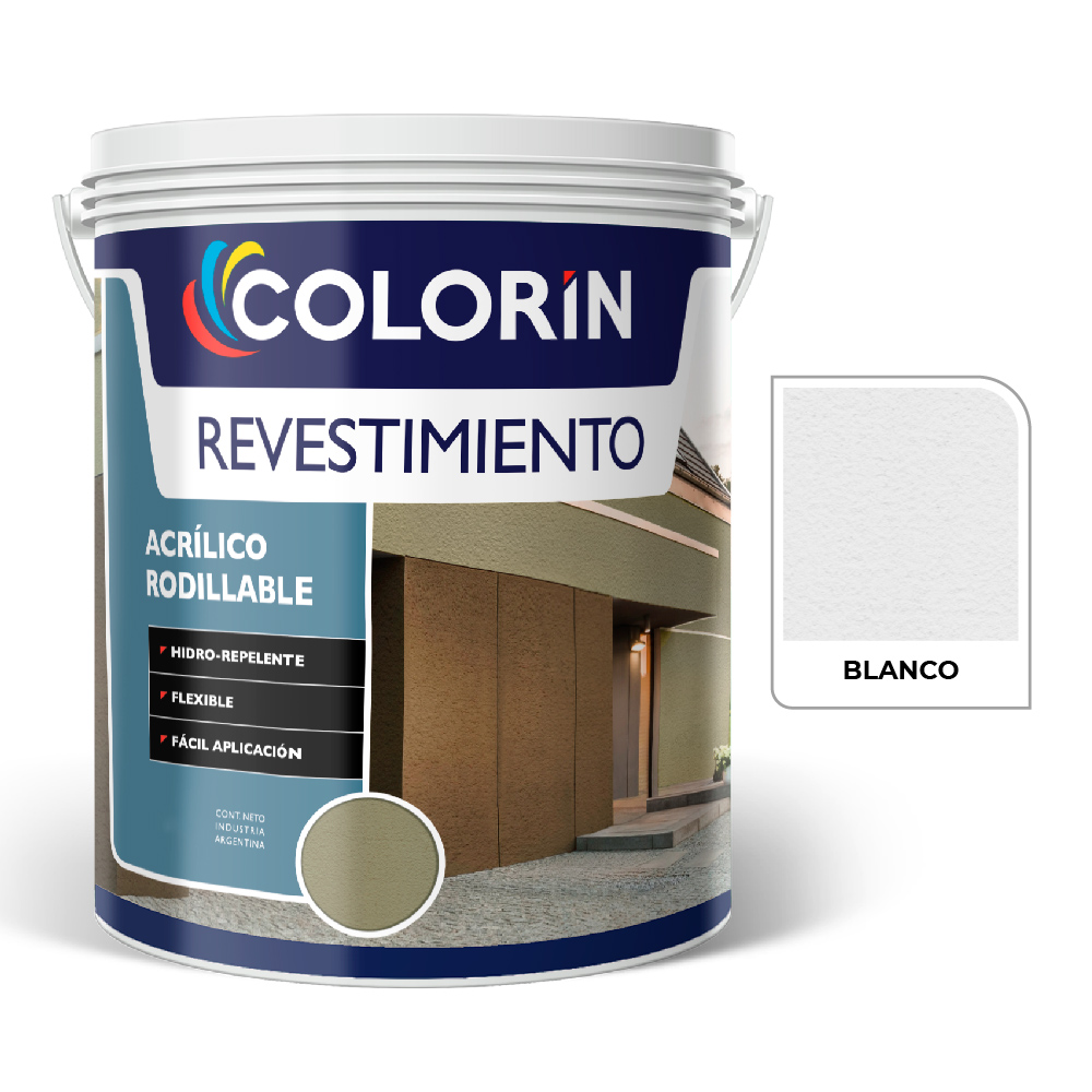 Rev. Acrilico Rodillable Blanco  5 Kg