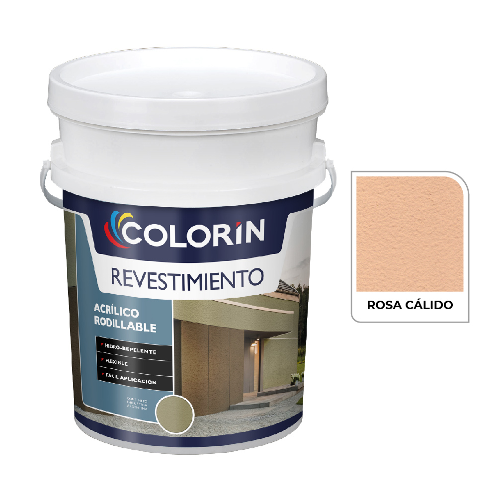 Rev. Acrilico Rodillable Rosa Calido 25 Kg