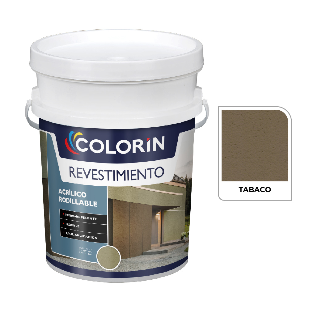 Rev. Acrilico Rodillable Tabaco 25 Kg