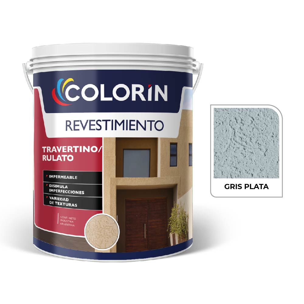 Colorin Rev. Trav. Medio Gris Plata  6 Kg