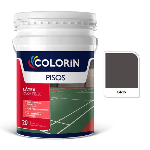 [74949] Colorin Pisos Gris 20 L