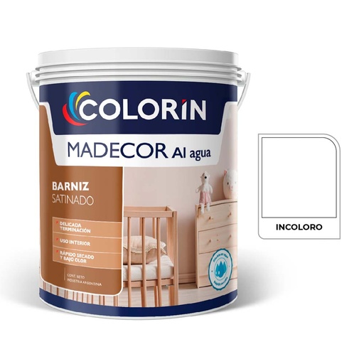 [45537] Madecor al Agua Barniz Satin 4 L