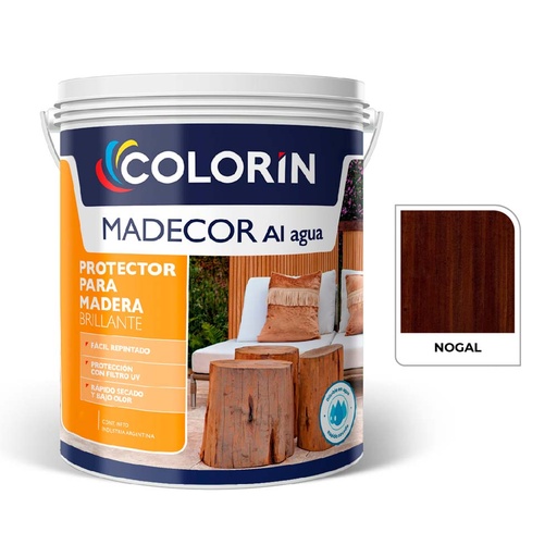 [45517] Madecor al Agua Protect Brill Nogal  4 L