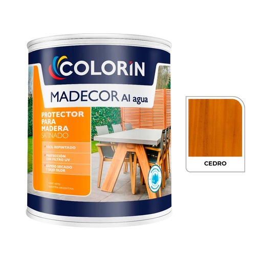 [45475] Madecor al Agua Protect Satin Cedro  1 L