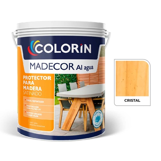 [45437] Madecor al Agua Protect Satin Cristal  4 L