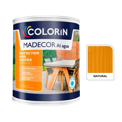 [45445] Madecor al Agua Protect Satin Natural  1 L
