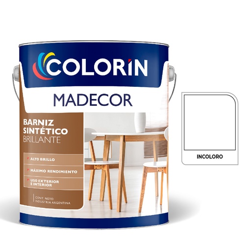 [70537] Madecor Barniz Brillante  4 L