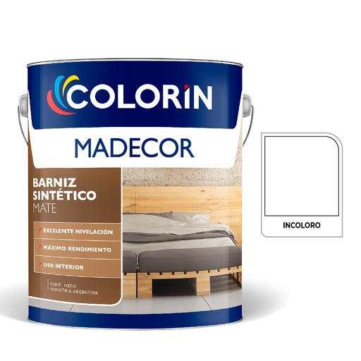 [70557] Madecor Barniz Mate 4 L