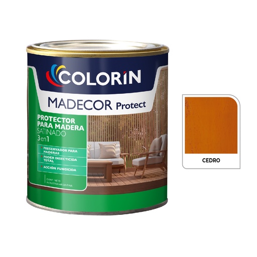 [70625] Madecor Protect 3 en 1 Cedro 1 L