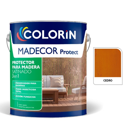 [70627] Madecor Protect 3 en 1 Cedro 4 L