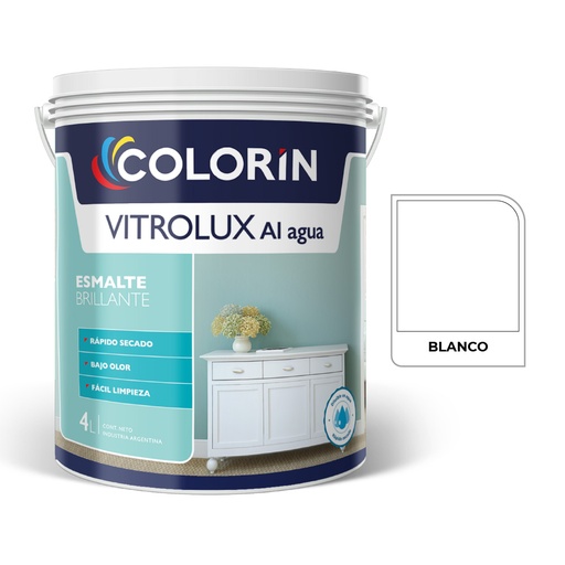 [71027] Vitrolux al Agua Brill Blanco  4 L