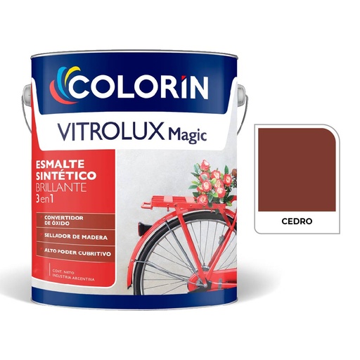 [70447] Vitrolux 3 en 1 Brill Cedro  4 L