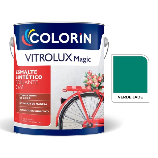 [70137] Vitrolux 3 en 1 Brill Verde Jade  4 L