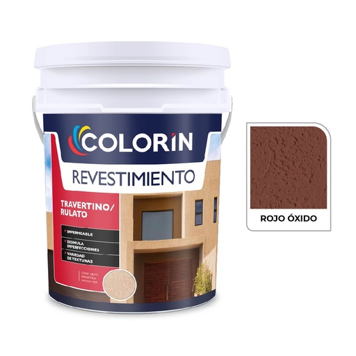 [44463] Rev. Travert. Med. Rojo Oxido 30 Kg