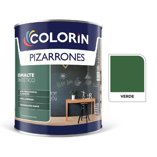 [71315] Colorin Sintetico Pizarron Verde 1 L
